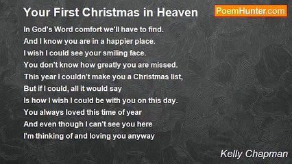 Kelly Chapman - Your First Christmas in Heaven