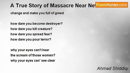 Ahmad Shiddiqi - A True Story of Massacre Near New Year