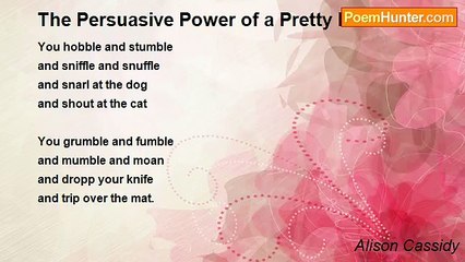 Alison Cassidy - The Persuasive Power of a Pretty Peahen
