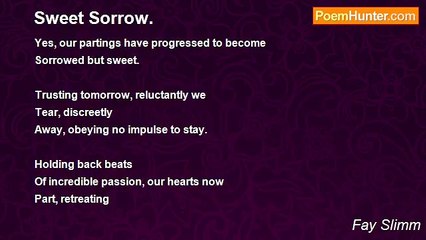 Fay Slimm - Sweet Sorrow.