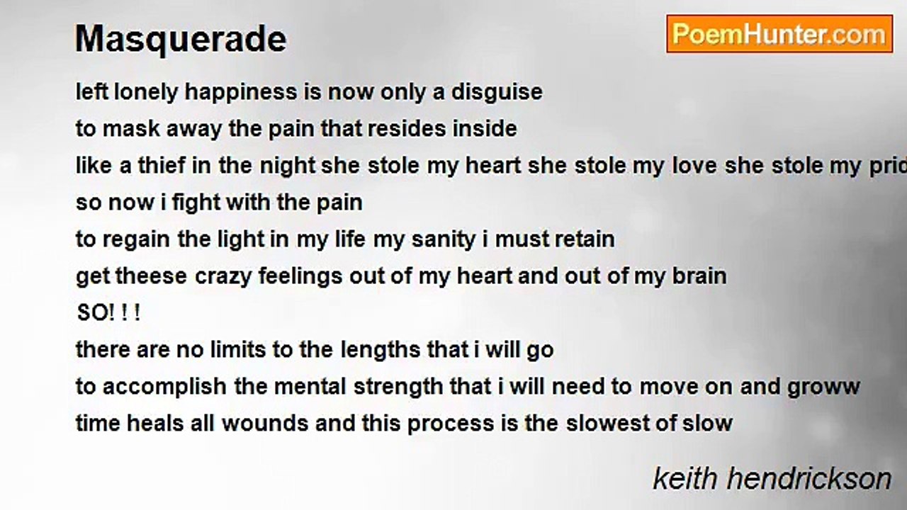 keith hendrickson - Masquerade