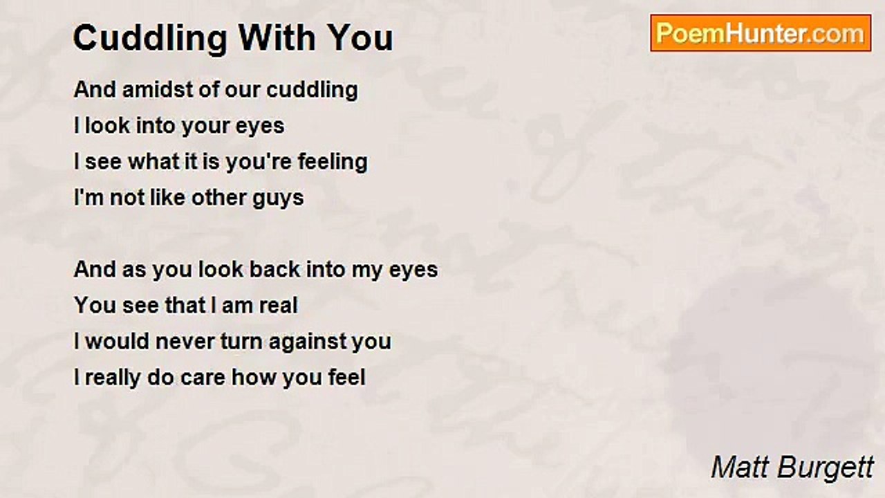 Matt Burgett - Cuddling With You