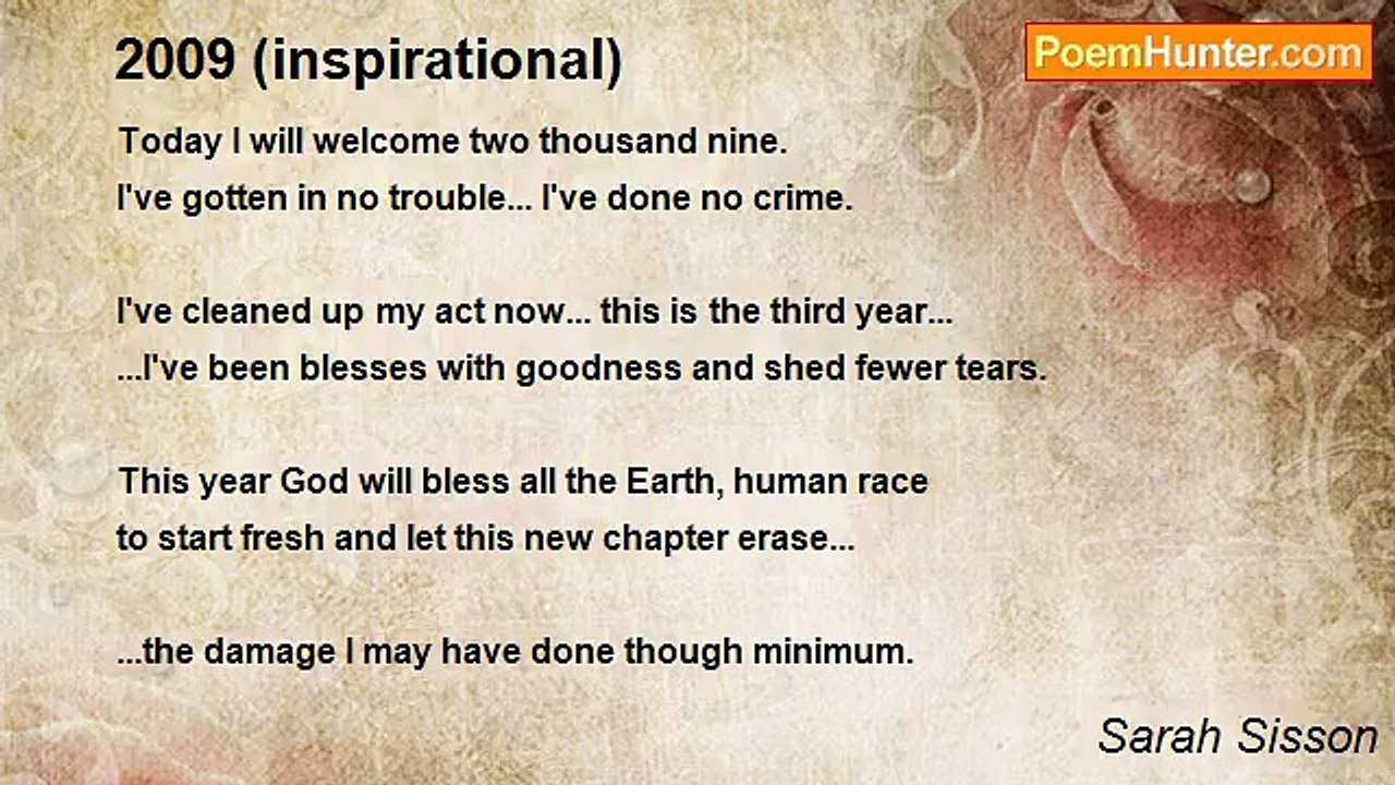 Sarah Sisson - 2009 (inspirational)