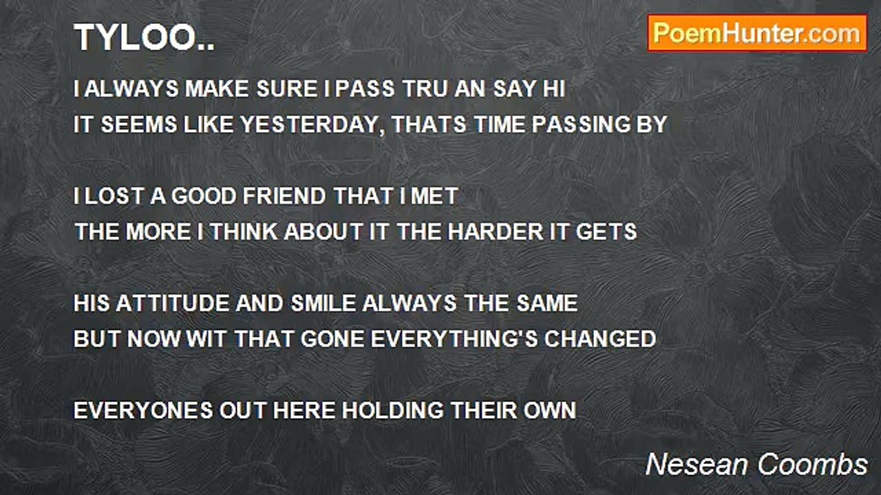 Nesean Coombs - TYLOO..