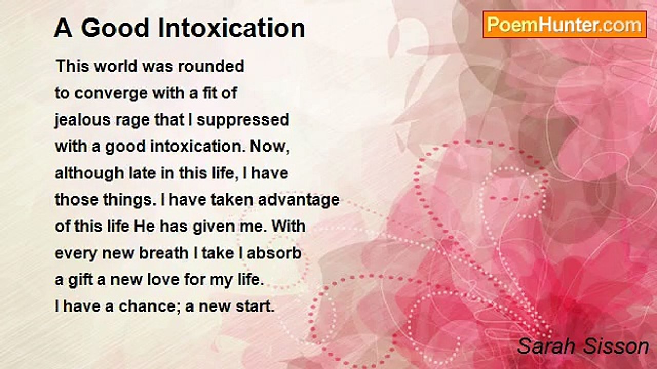 Sarah Sisson - A Good Intoxication