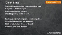 Linda Winchell - 'Clean Slate'