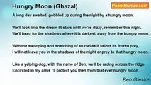 Ben Gieske - Hungry Moon (Ghazal)