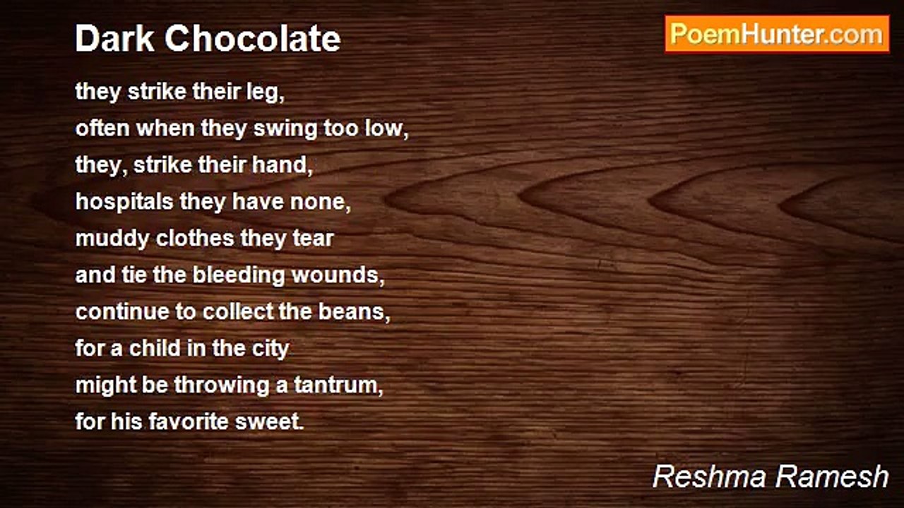 Reshma Ramesh - Dark Chocolate
