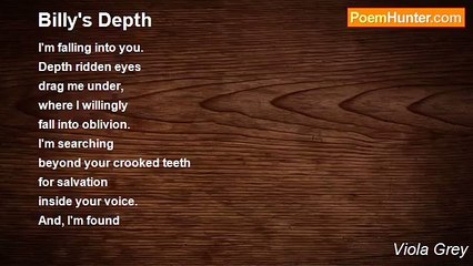 Viola Grey - Billy's Depth