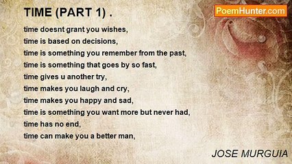 JOSE MURGUIA - TIME (PART 1) .