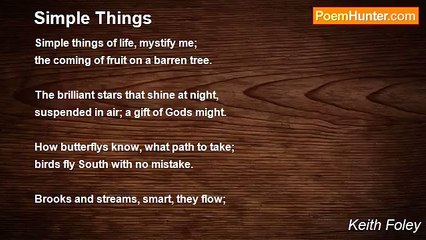 Keith Foley - Simple Things