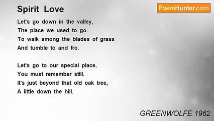 GREENWOLFE 1962 - Spirit  Love