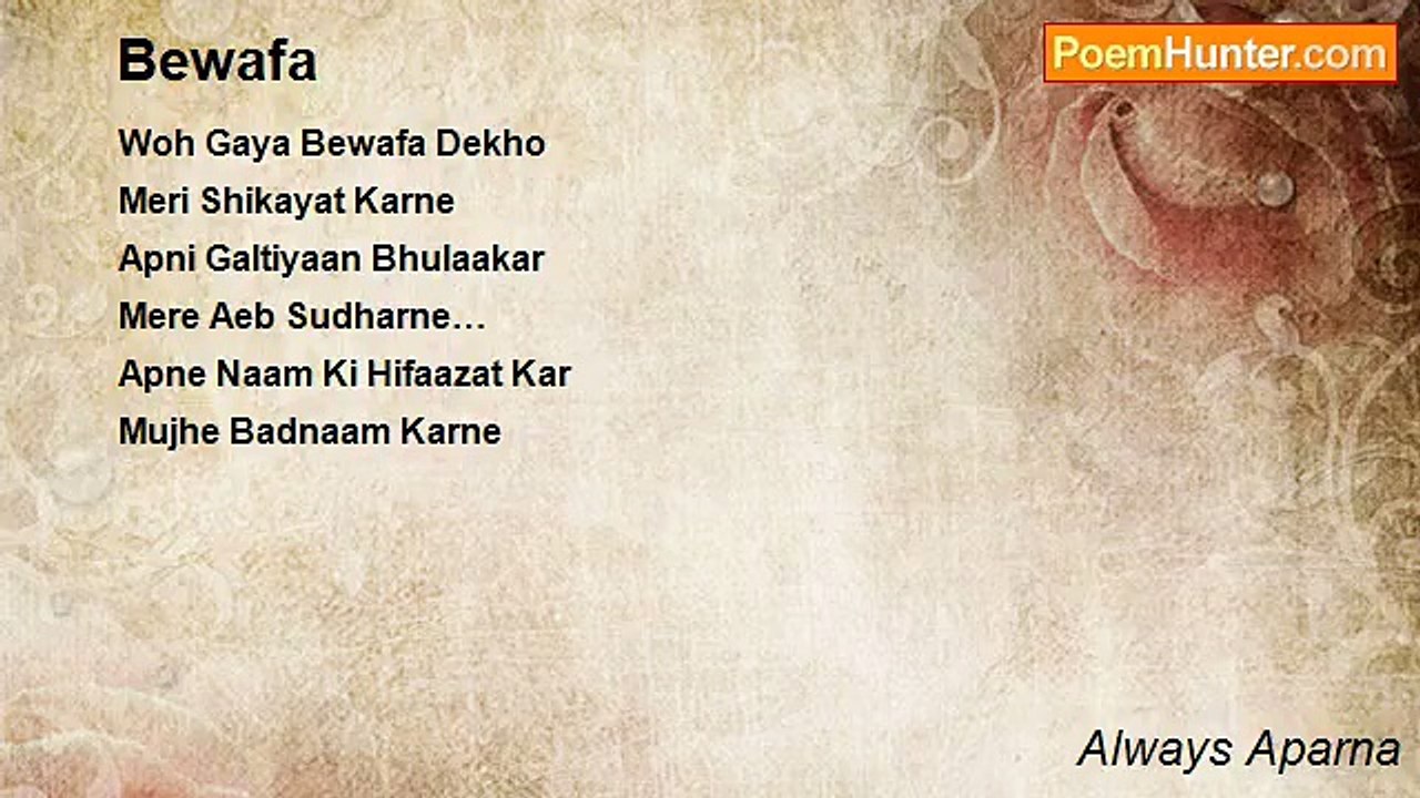 Always Aparna - Bewafa