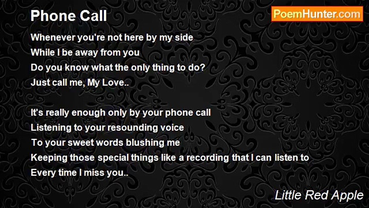 Little Red Apple - Phone Call