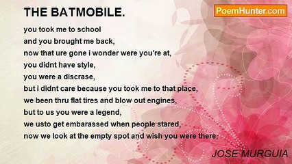 JOSE MURGUIA - THE BATMOBILE.