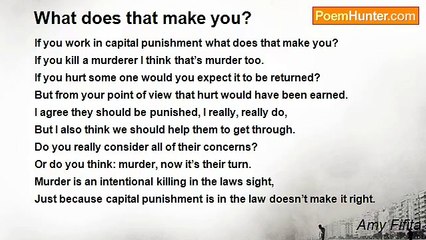 Amy Fifita - What does that make you?