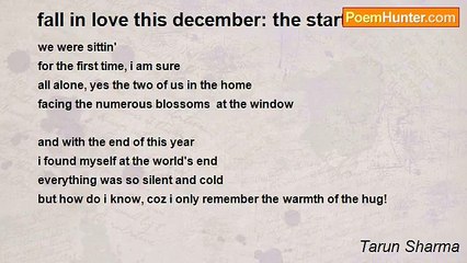 Tarun Sharma - fall in love this december: the start