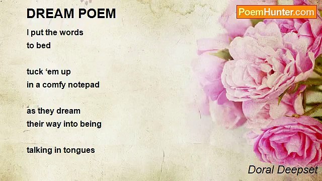 Doral Deepset - DREAM POEM