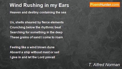 T. Alfred Norman - Wind Rushing in my Ears