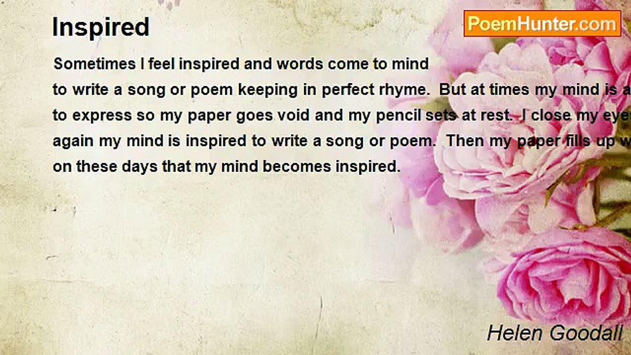 Helen Goodall - Inspired
