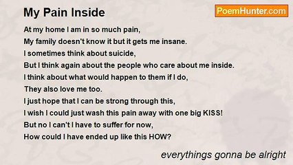 everythings gonna be alright - My Pain Inside