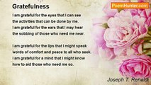 Joseph T. Renaldi - Gratefulness