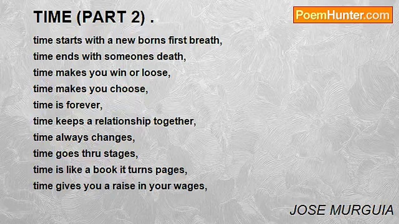 JOSE MURGUIA - TIME (PART 2) .