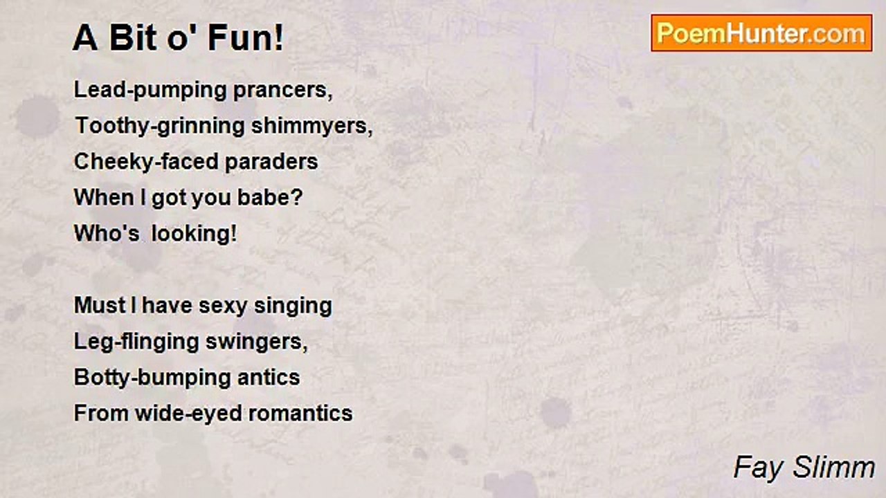 Fay Slimm - A Bit o' Fun!