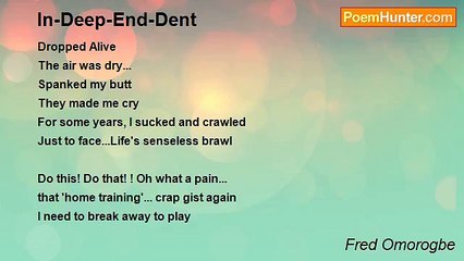 Fred Omorogbe - In-Deep-End-Dent