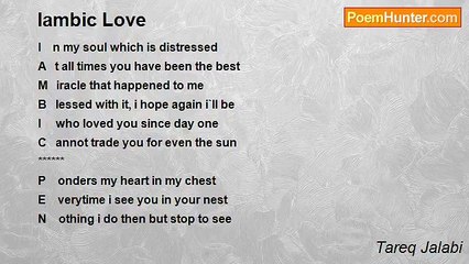 Tareq Jalabi - Iambic Love