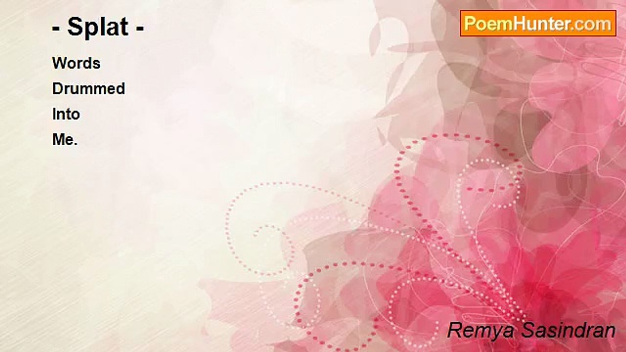 Remya Sasindran - - Splat -