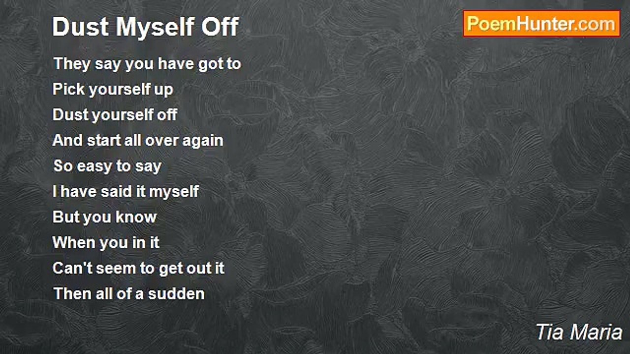 Tia Maria - Dust Myself Off