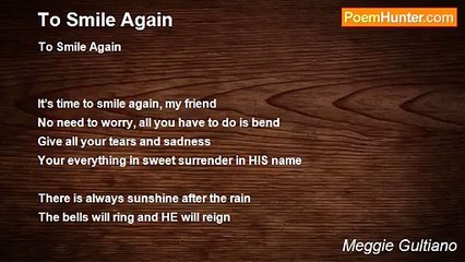 Meggie Gultiano - To Smile Again