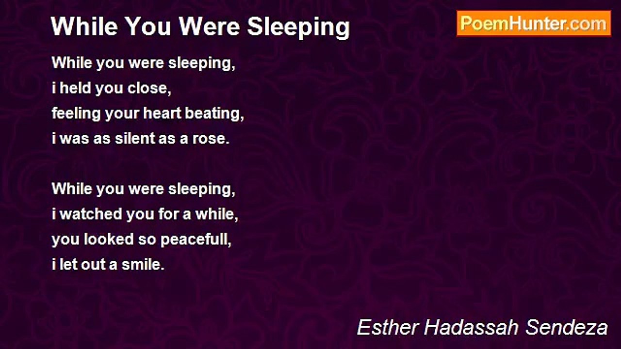 Esther Hadassah Sendeza - While You Were Sleeping