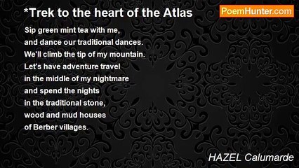 HAZEL Calumarde - *Trek to the heart of the Atlas