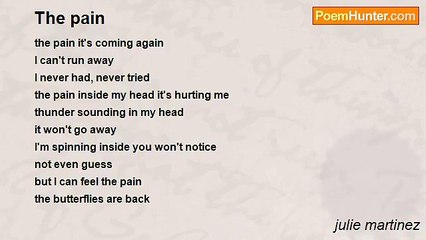 julie martinez - The pain