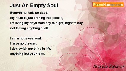 Ana Lia Zaldivar - Just An Empty Soul