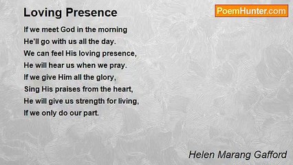 Helen Marang Gafford - Loving Presence