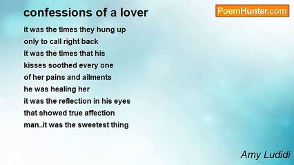 Amy Ludidi - confessions of a lover