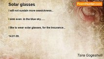Tsira Gogeshvili - Solar glasses