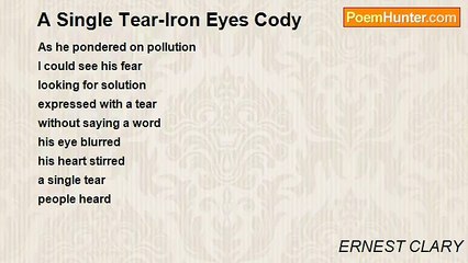 ERNEST CLARY - A Single Tear-Iron Eyes Cody