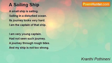 Kranthi Pothineni - A Sailing Ship