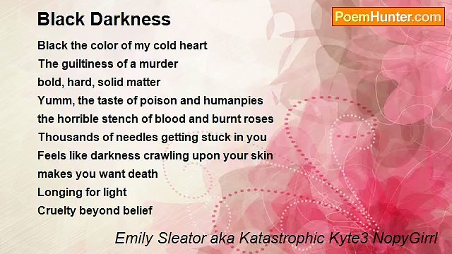 Emily Sleator aka Katastrophic Kyte3 NopyGirrl - Black Darkness