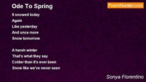 Sonya Florentino - Ode To Spring