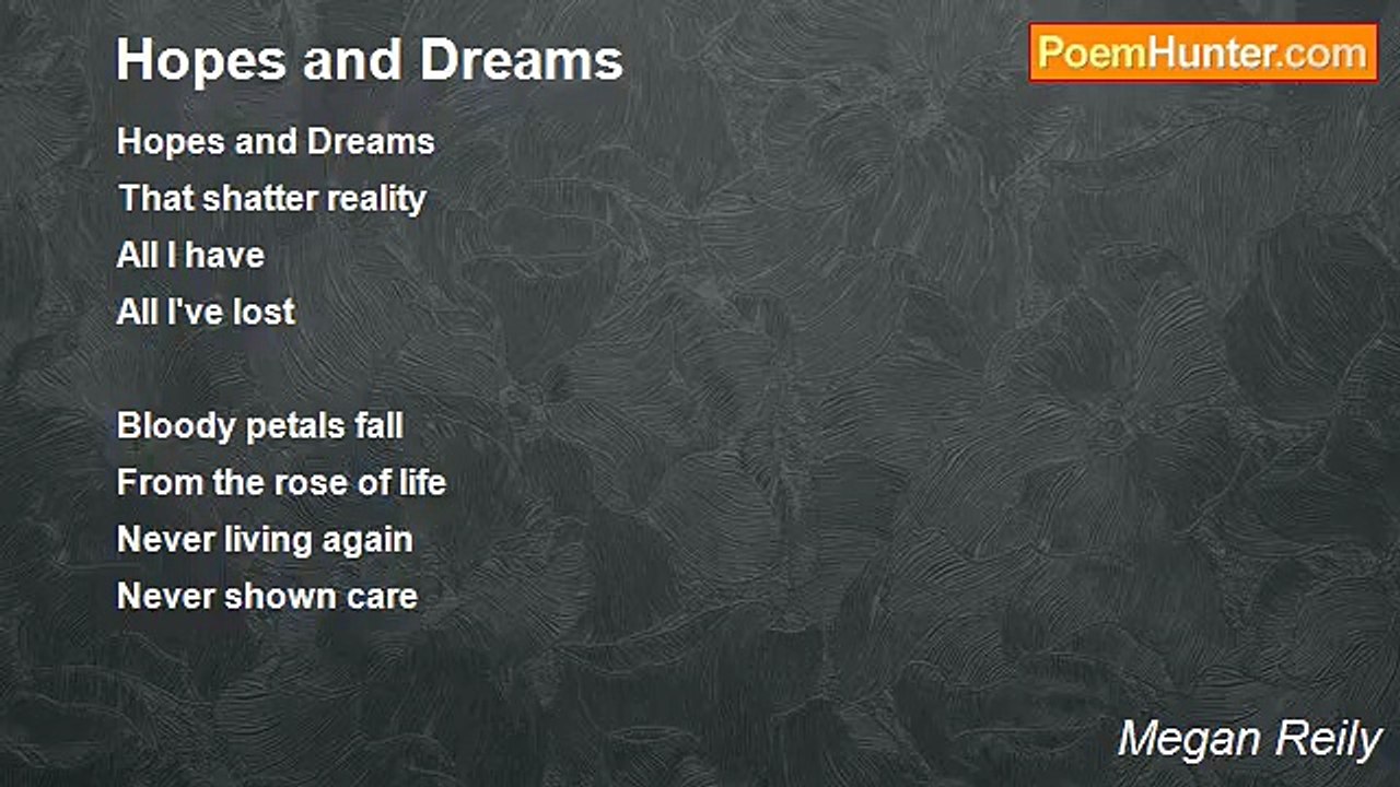 Megan Reily - Hopes and Dreams