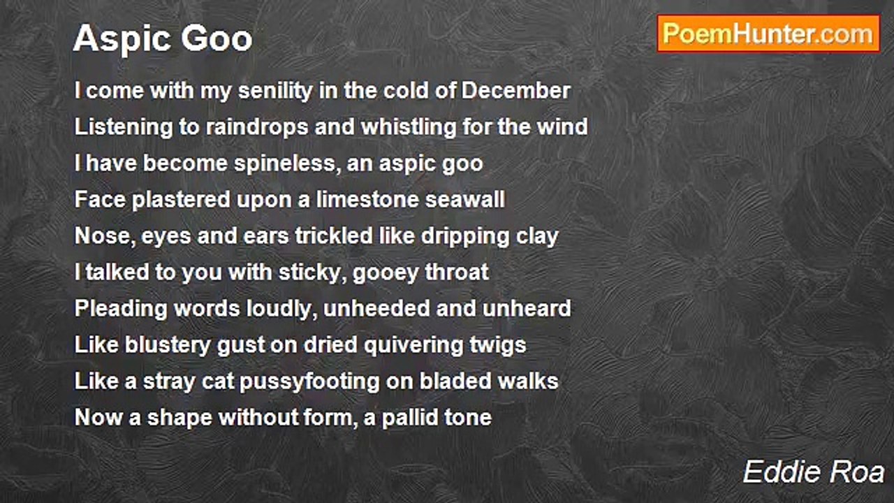 Eddie Roa - Aspic Goo