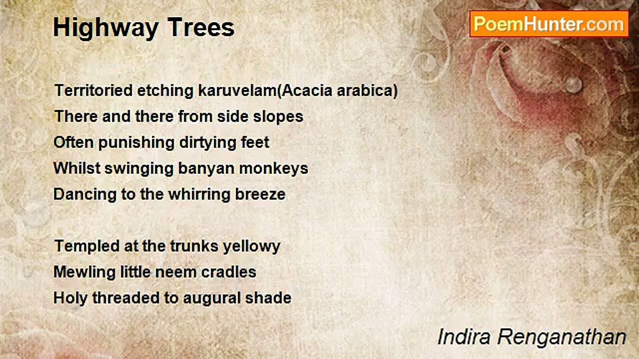 Indira Renganathan - Highway Trees