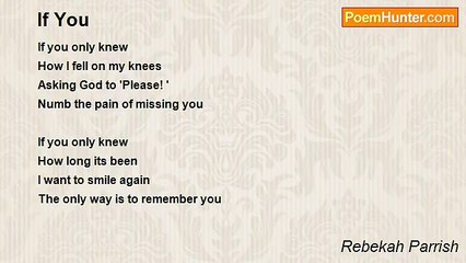 Rebekah Parrish - If You