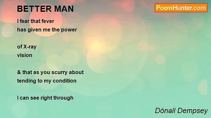 Dónall Dempsey - BETTER MAN