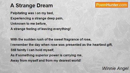 Winnie Angel - A Strange Dream